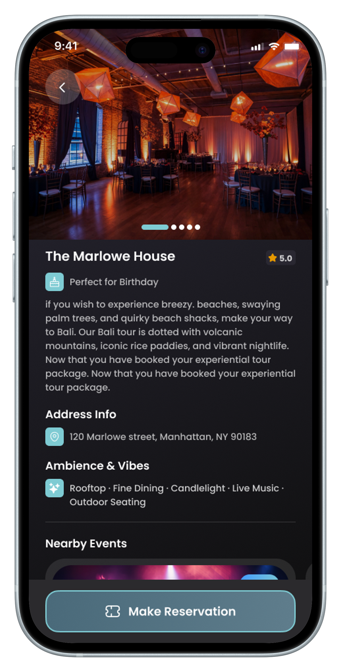 App Mockup Left